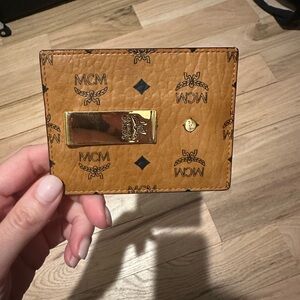 MCM Tan Leather Wallet